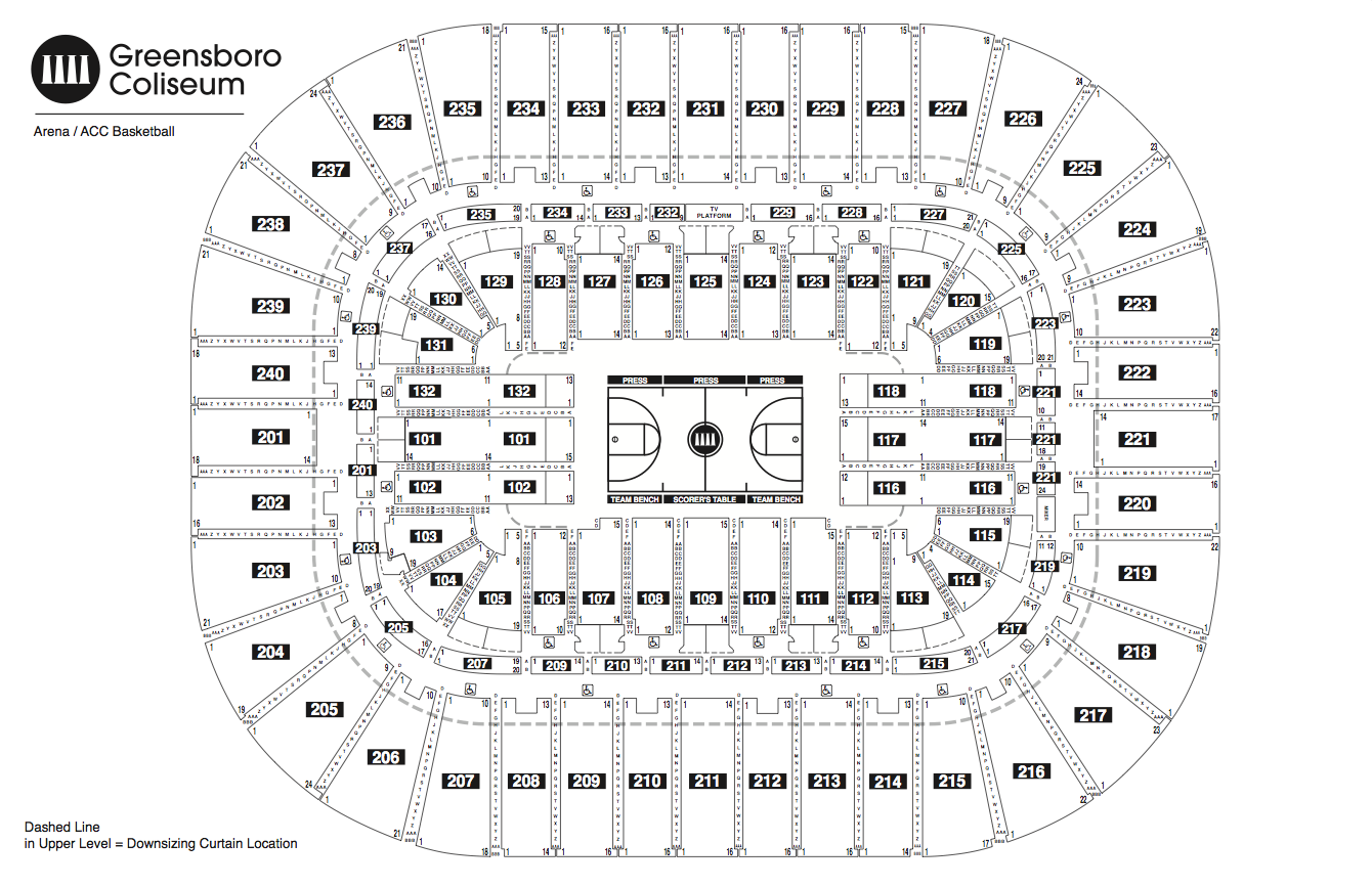 Greensboro Coliseum Seating Chart | Cabinets Matttroy