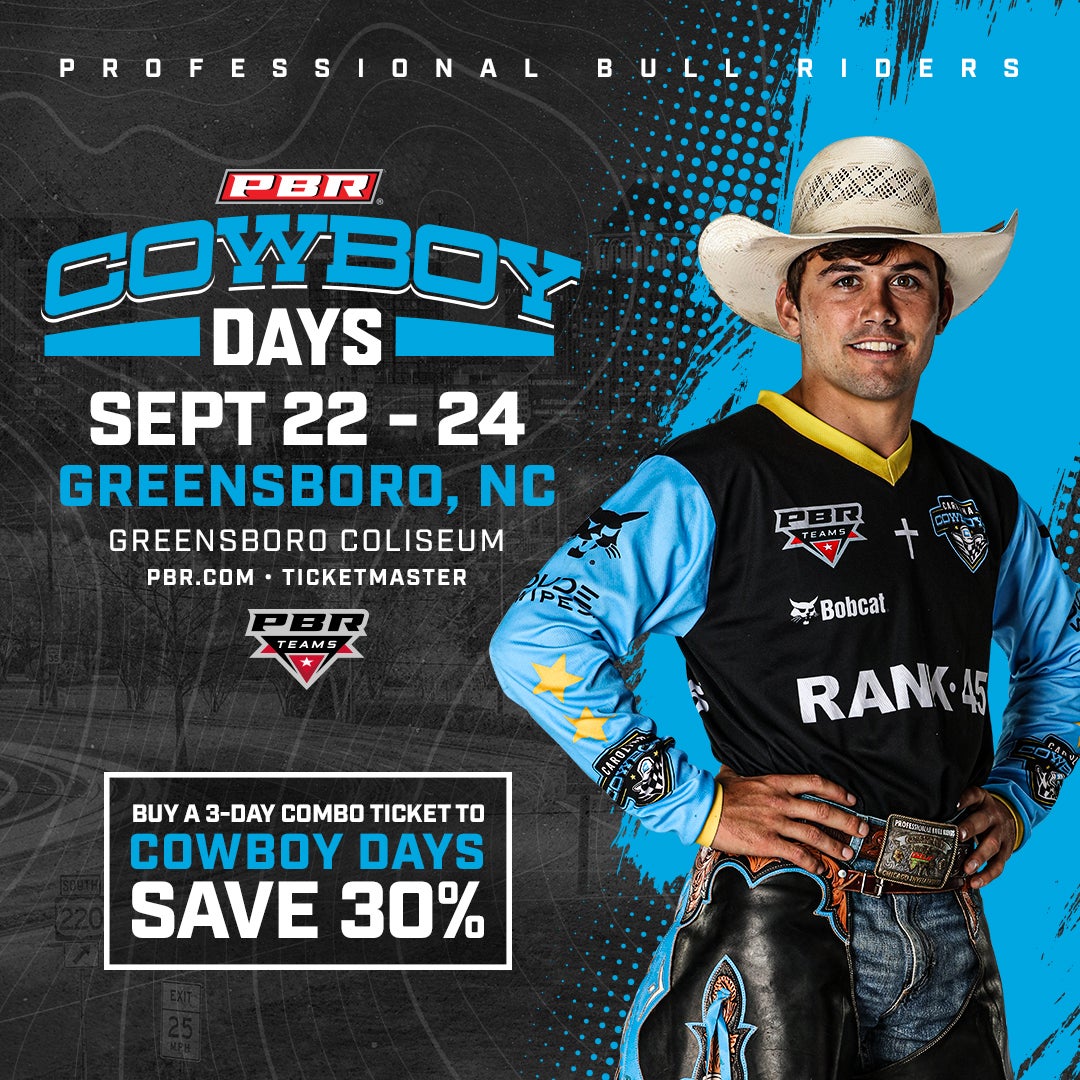 Carolina Cowboys Debut at Greensboro Coliseum for 2023 PBR Team