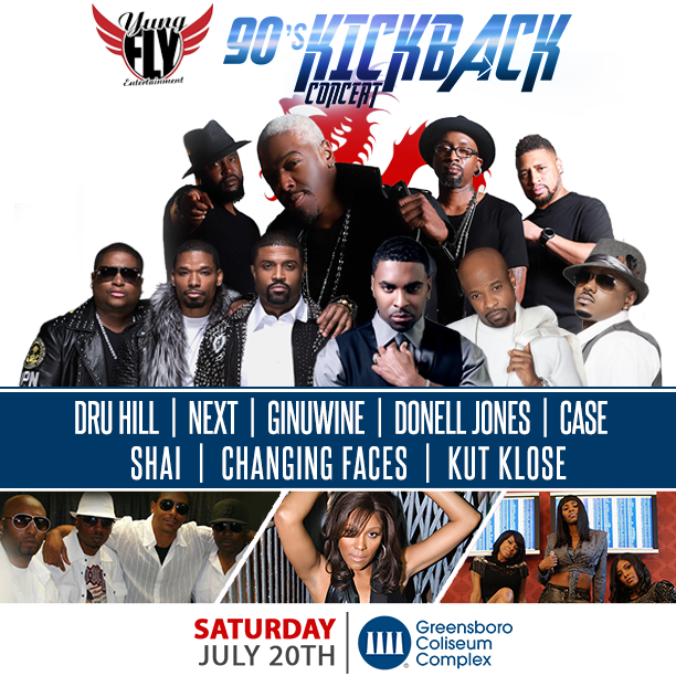 90’s Kickback Concert coming Saturday, July 20 | Greensboro Coliseum ...